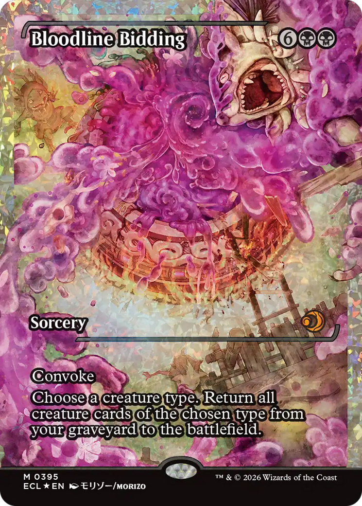 Bloodline Bidding (Showcase) (Fracture Foil) [Lorwyn Eclipsed] | Total Play