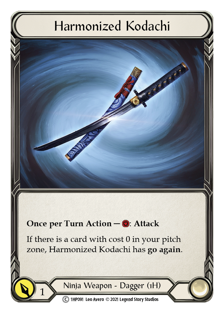 Harmonized Kodachi (Left) [1HP091] (History Pack 1) | Total Play