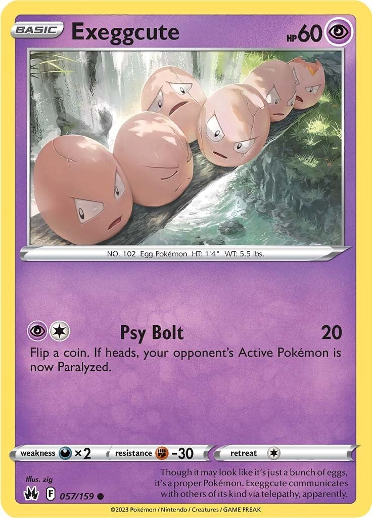 Exeggcute (057/159) [Sword & Shield: Crown Zenith] | Total Play