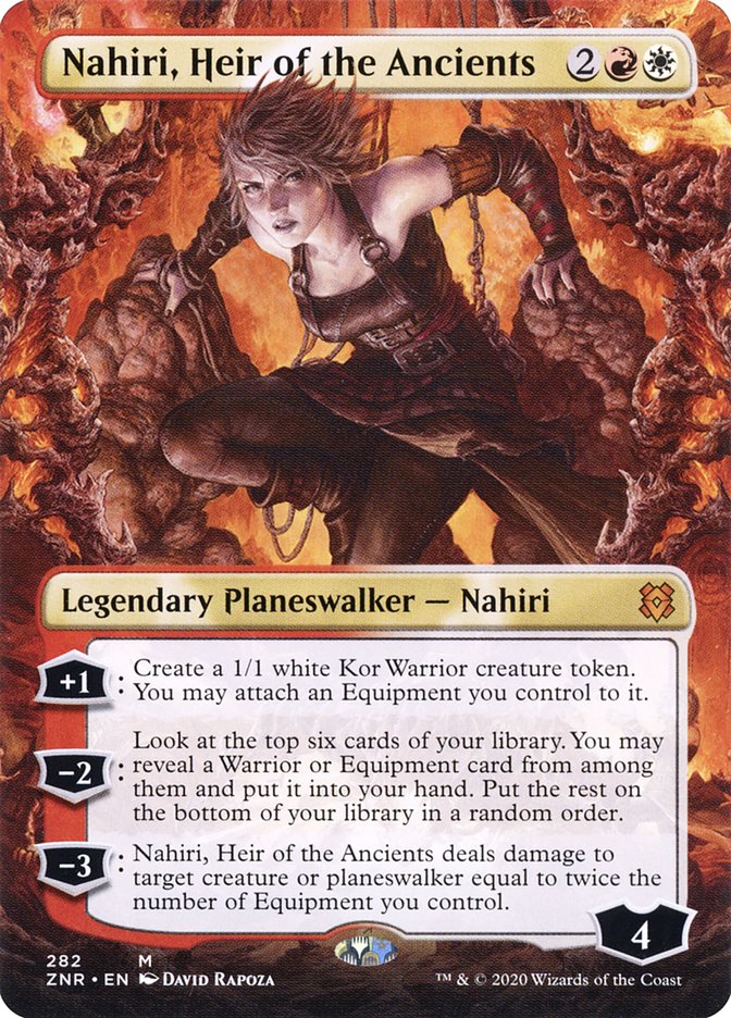 Nahiri, Heir of the Ancients (Borderless) [Zendikar Rising] | Total Play