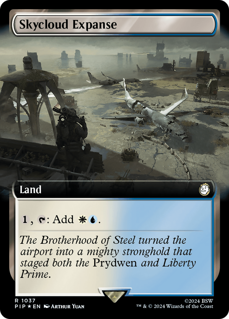 Skycloud Expanse (Extended Art) (Surge Foil) [Fallout] | Total Play