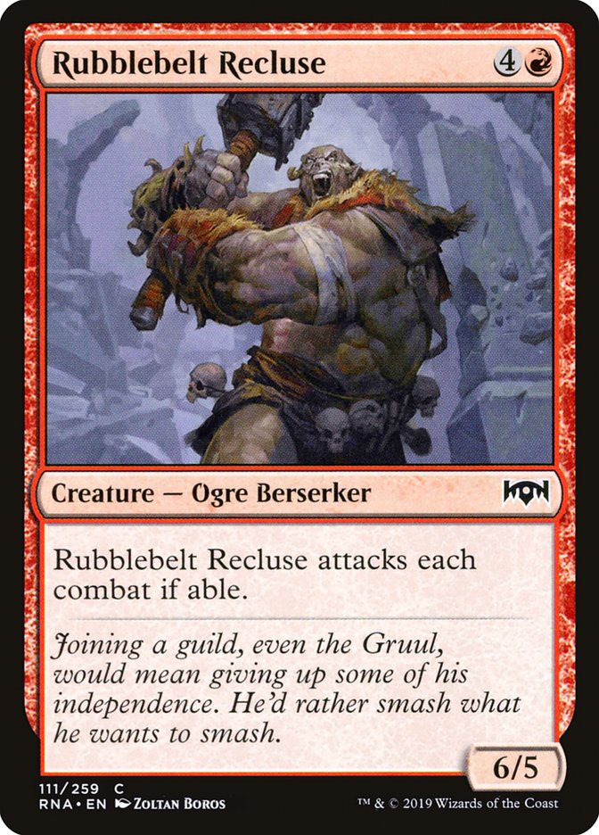 Rubblebelt Recluse [Ravnica Allegiance] | Total Play