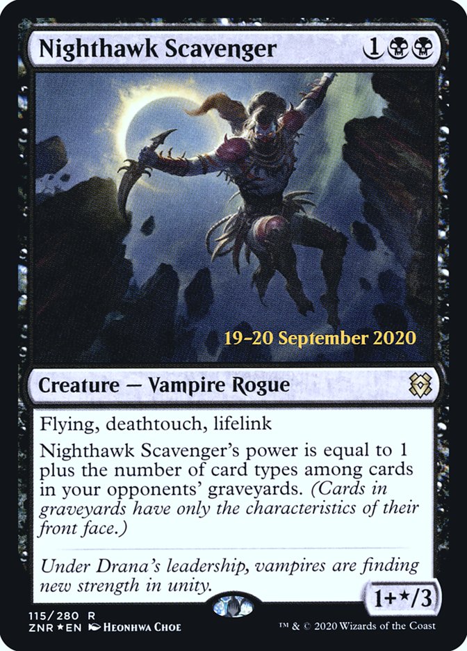 Nighthawk Scavenger [Zendikar Rising Prerelease Promos] | Total Play