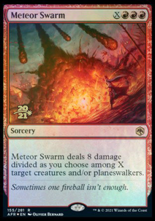 Meteor Swarm [Dungeons & Dragons: Adventures in the Forgotten Realms Prerelease Promos] | Total Play