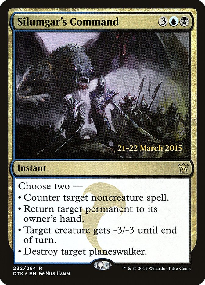 Silumgar's Command [Dragons of Tarkir Prerelease Promos] | Total Play