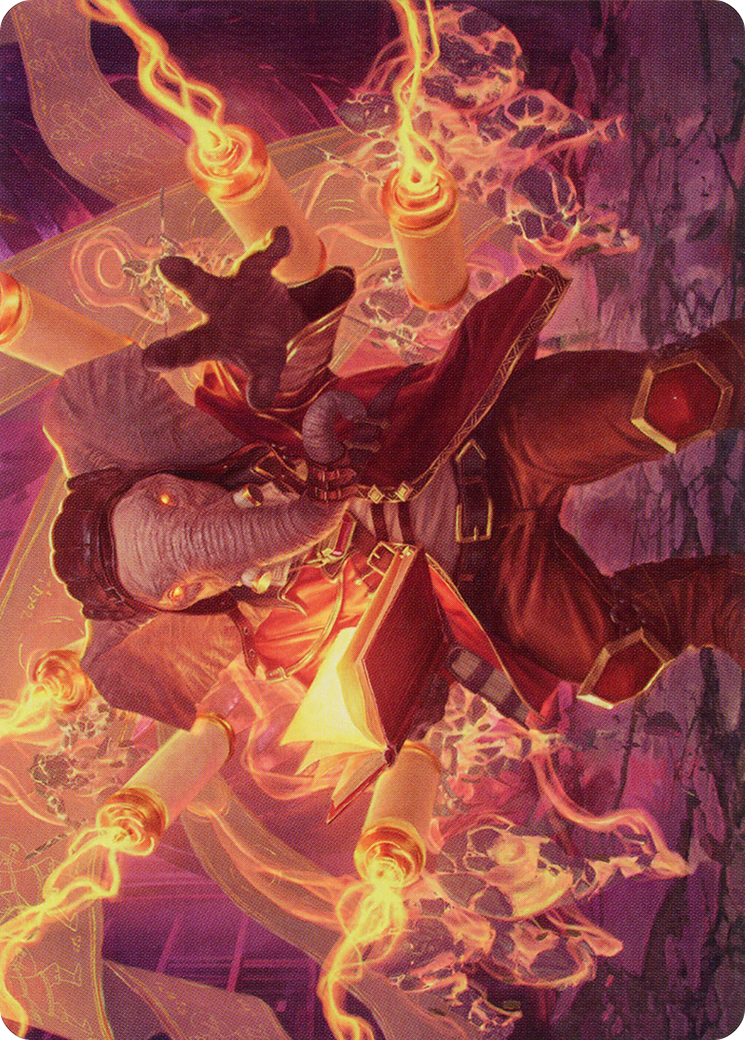 Quintorius, Loremaster Art Card (52) [March of the Machine Art Series] | Total Play