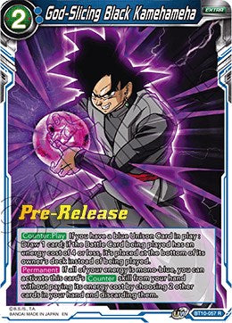 God-Slicing Black Kamehameha (BT10-057) [Rise of the Unison Warrior Prerelease Promos] | Total Play