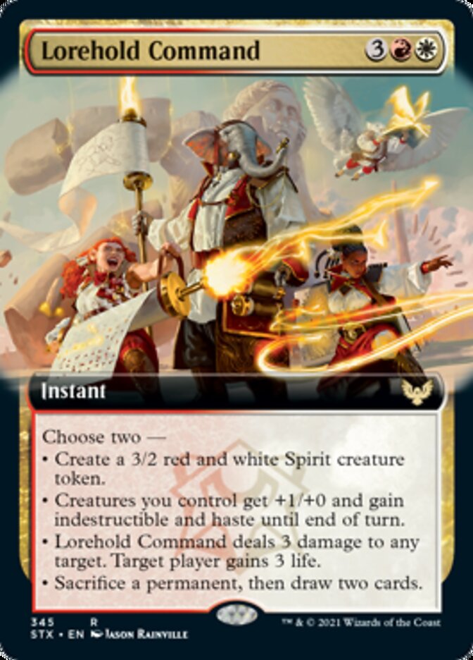 Lorehold Command (Extended Art) [Strixhaven: School of Mages] | Total Play