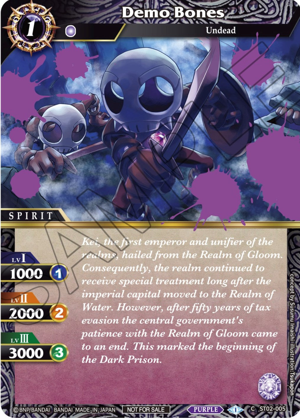 Demo Bones (Event Pack 1) (ST02-005) [Launch & Event Promos] | Total Play
