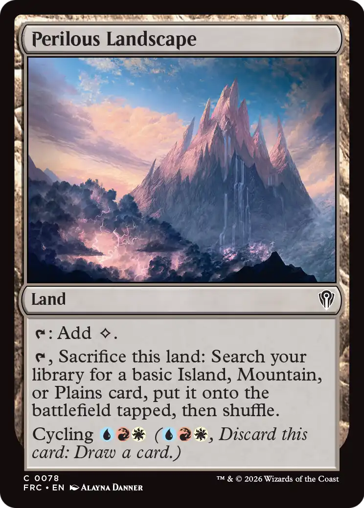 Perilous Landscape [Reality Fracture Commander] | Total Play