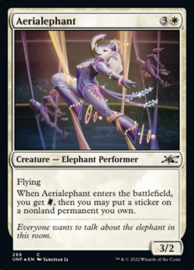 Aerialephant (Galaxy Foil) [Unfinity] | Total Play