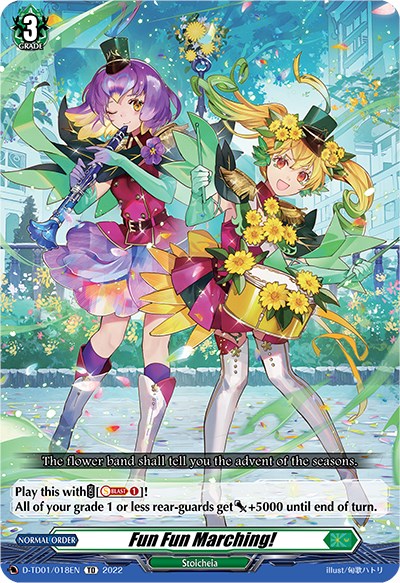Fun Fun Marching! (D-TD01/018EN) [Urara Haneyama -Bandmaster of Blossoming Bonds-] | Total Play