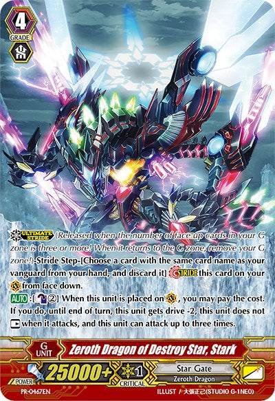 Zeroth Dragon of Destroy Star, Stark (PR/0467EN) [Promo Cards] | Total Play