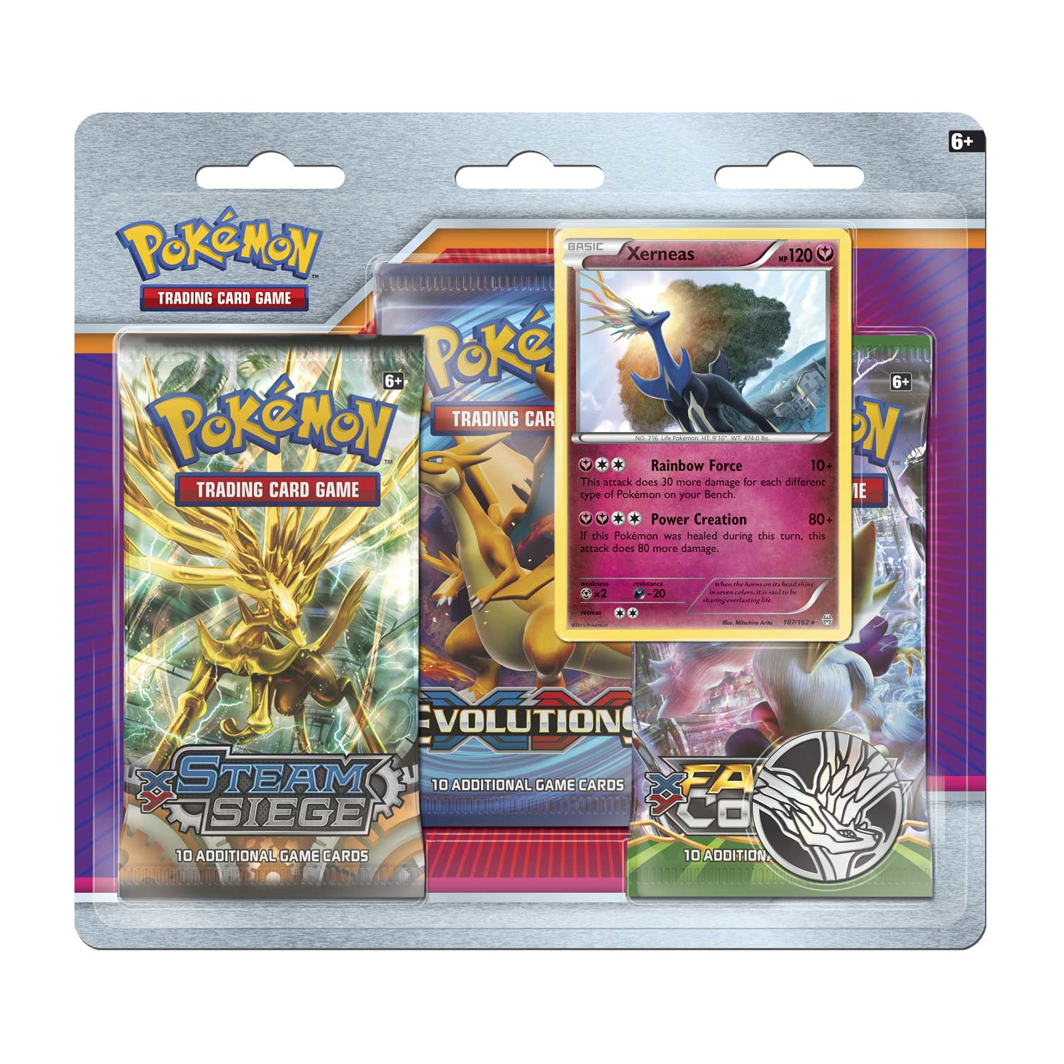 XY - 3-Pack Blister (Xerneas) | Total Play