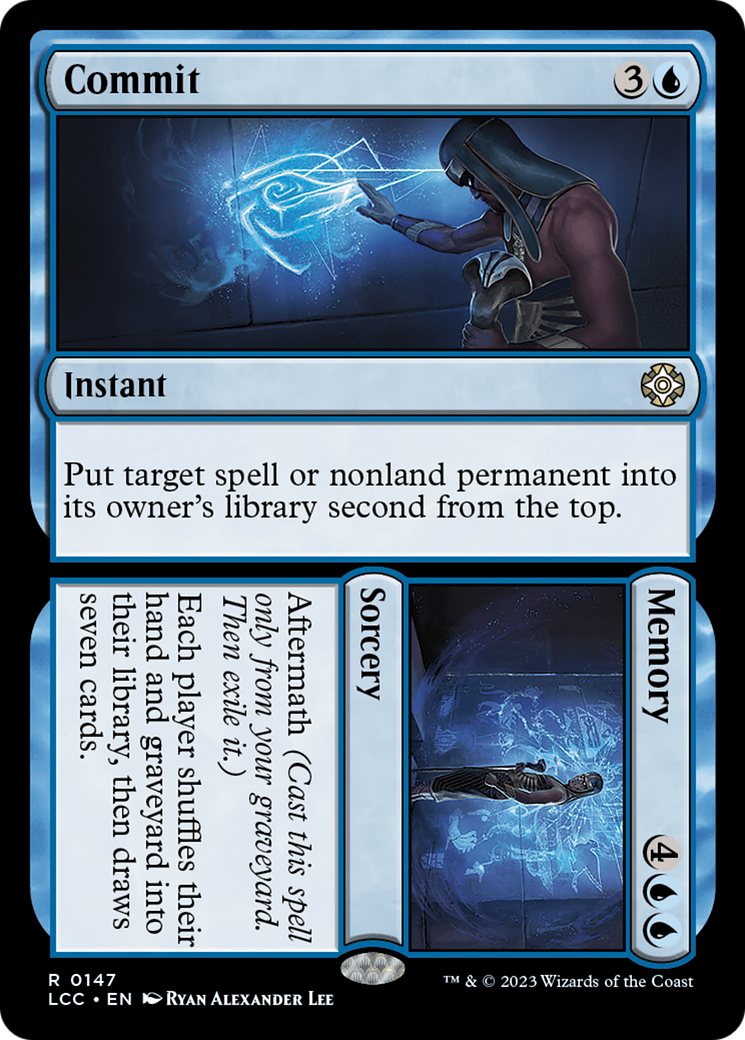 Commit // Memory [The Lost Caverns of Ixalan Commander] | Total Play