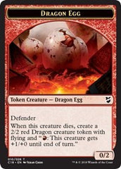Dragon Egg // Dragon Double-Sided Token [Commander 2018 Tokens] | Total Play