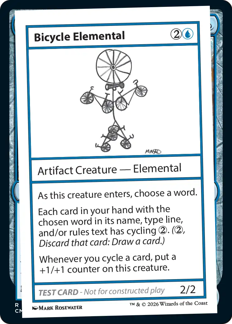 Bicycle Elemental [Mystery Booster Playtest Cards] | Total Play