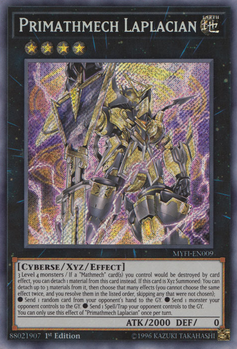 Primathmech Laplacian [MYFI-EN009] Secret Rare | Total Play