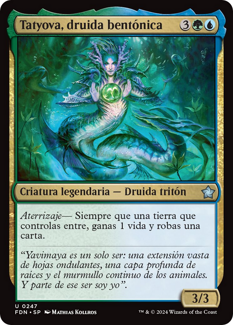 Tatyova, Benthic Druid [Foundations] | Total Play