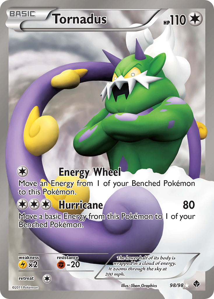 Tornadus (98/98) [Black & White: Emerging Powers] | Total Play