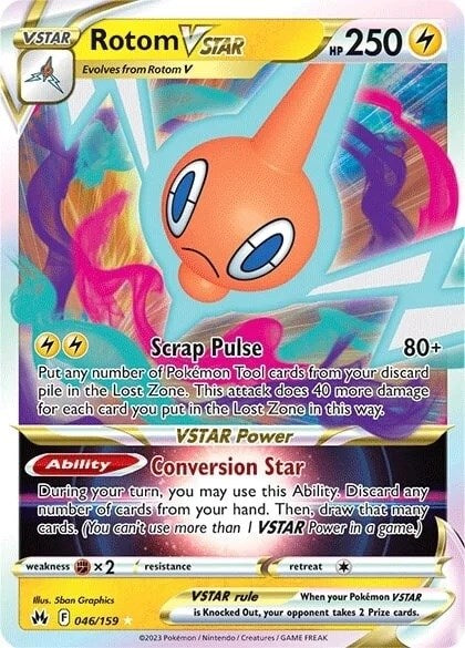 Rotom VSTAR (046/159) [Sword & Shield: Crown Zenith] | Total Play