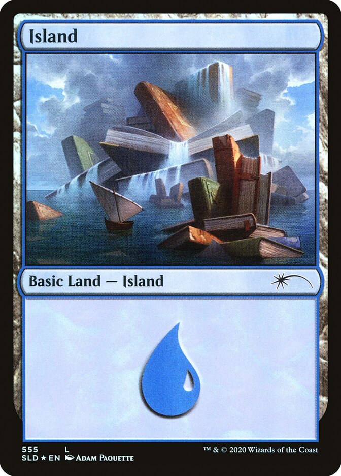 Island (Well Read) (555) [Secret Lair Drop Promos] | Total Play