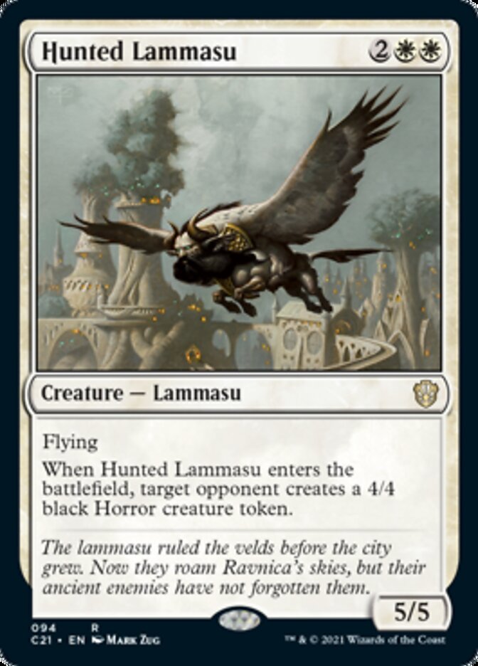 Hunted Lammasu [Commander 2021] | Total Play