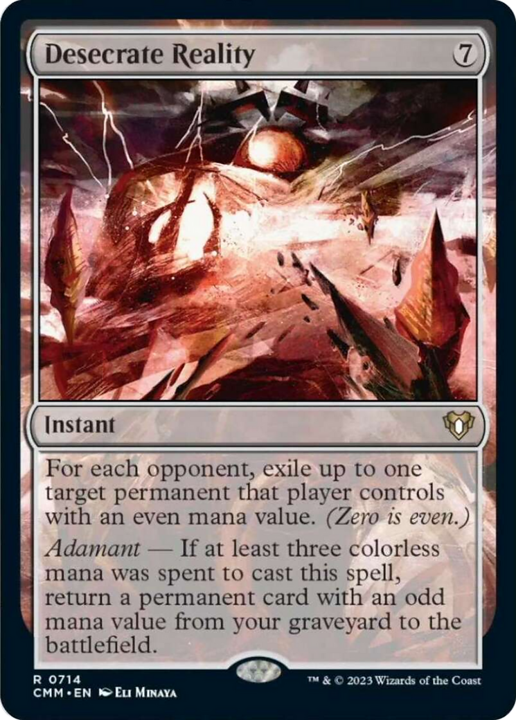 Desecrate Reality [Commander Masters] | Total Play