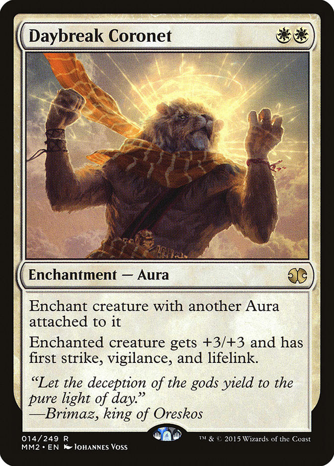 Daybreak Coronet [Modern Masters 2015] | Total Play