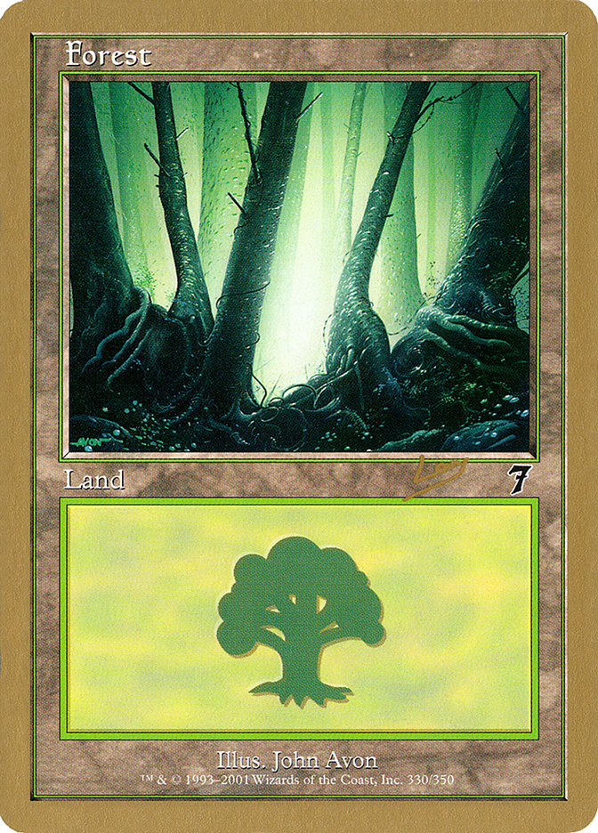Forest (rl330) (Raphael Levy) [World Championship Decks 2002] | Total Play