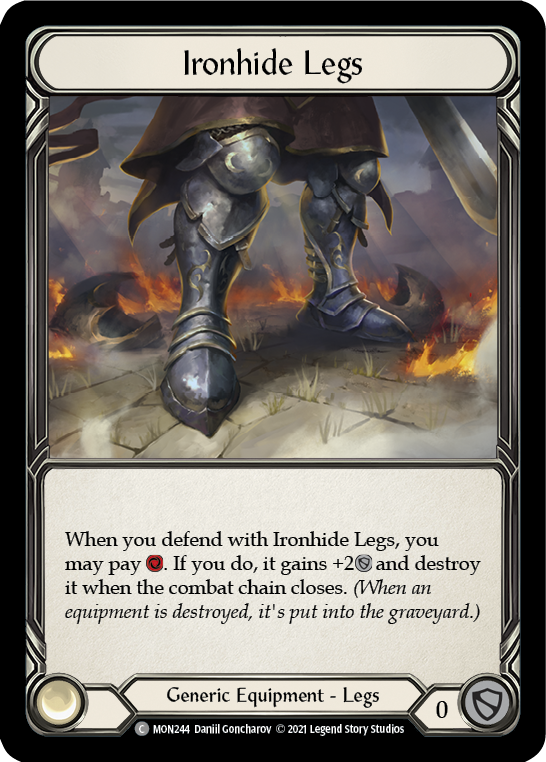 Ironhide Legs [MON244-CF] (Monarch)  1st Edition Cold Foil | Total Play