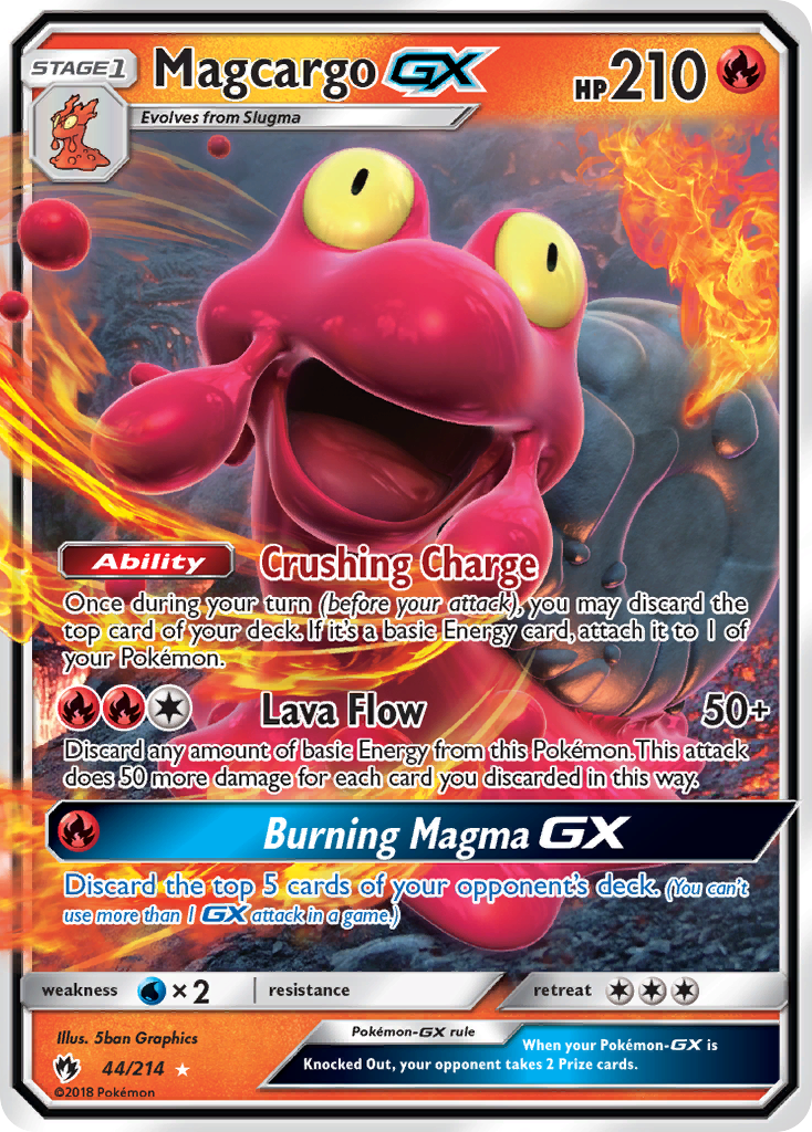 Magcargo GX (44/214) [Sun & Moon: Lost Thunder] | Total Play