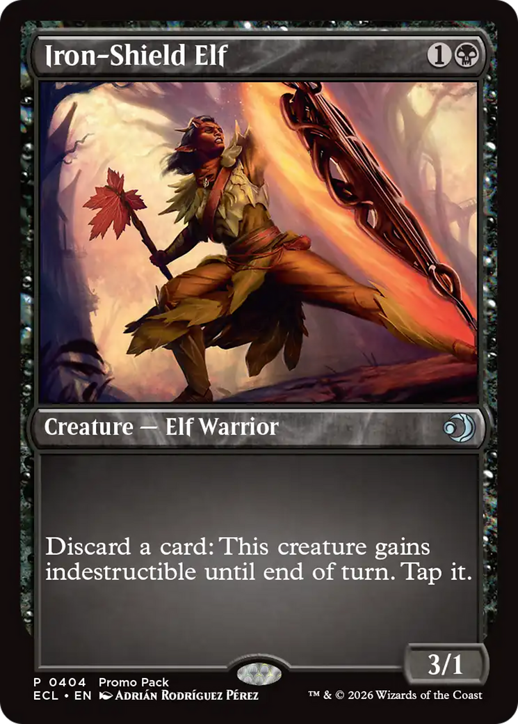 Iron-Shield Elf [Lorwyn Eclipsed Promos] | Total Play