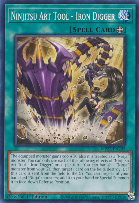 Ninjitsu Art Tool - Iron Digger [MP23-EN202] Common | Total Play