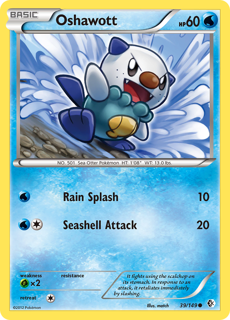 Oshawott (39/149) [Black & White: Boundaries Crossed] | Total Play