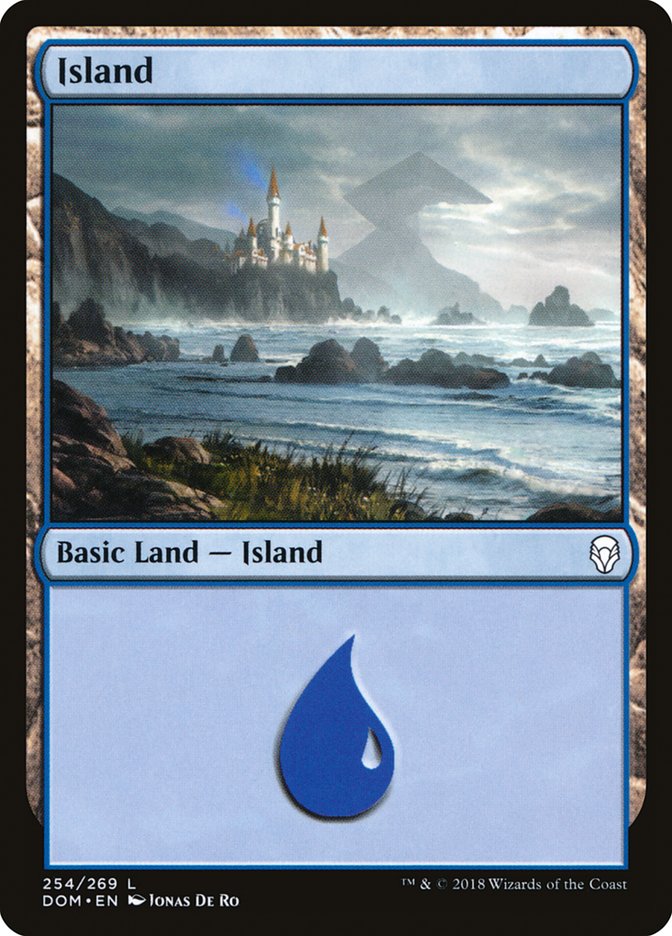 Island (254) [Dominaria] | Total Play