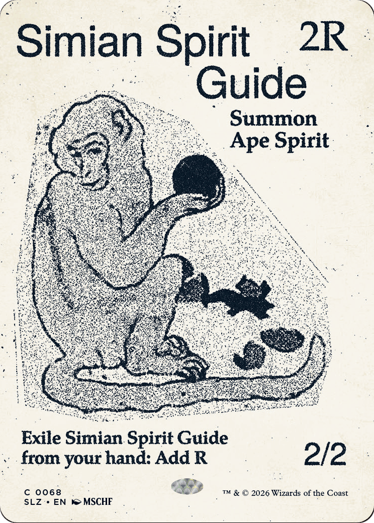 Simian Spirit Guide (0068) [Secret Lair x MSCHF: The Zeta Set] | Total Play