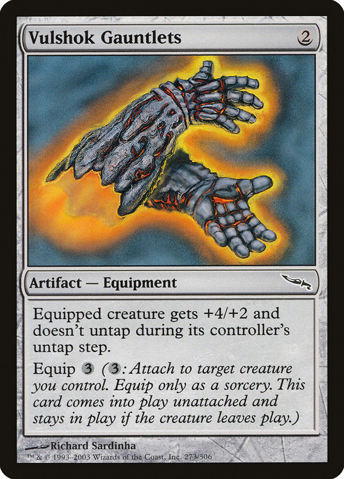 Vulshok Gauntlets [Mirrodin] | Total Play