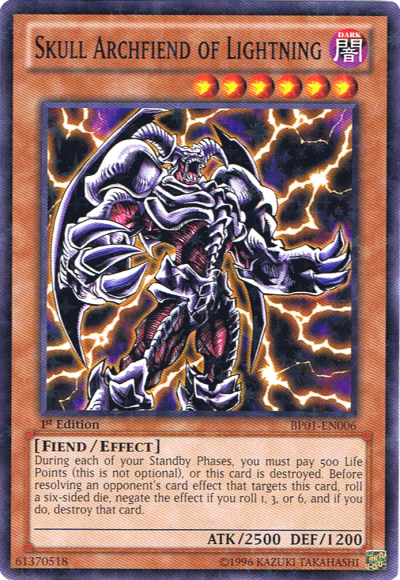 Skull Archfiend of Lightning [BP01-EN006] Starfoil Rare | Total Play
