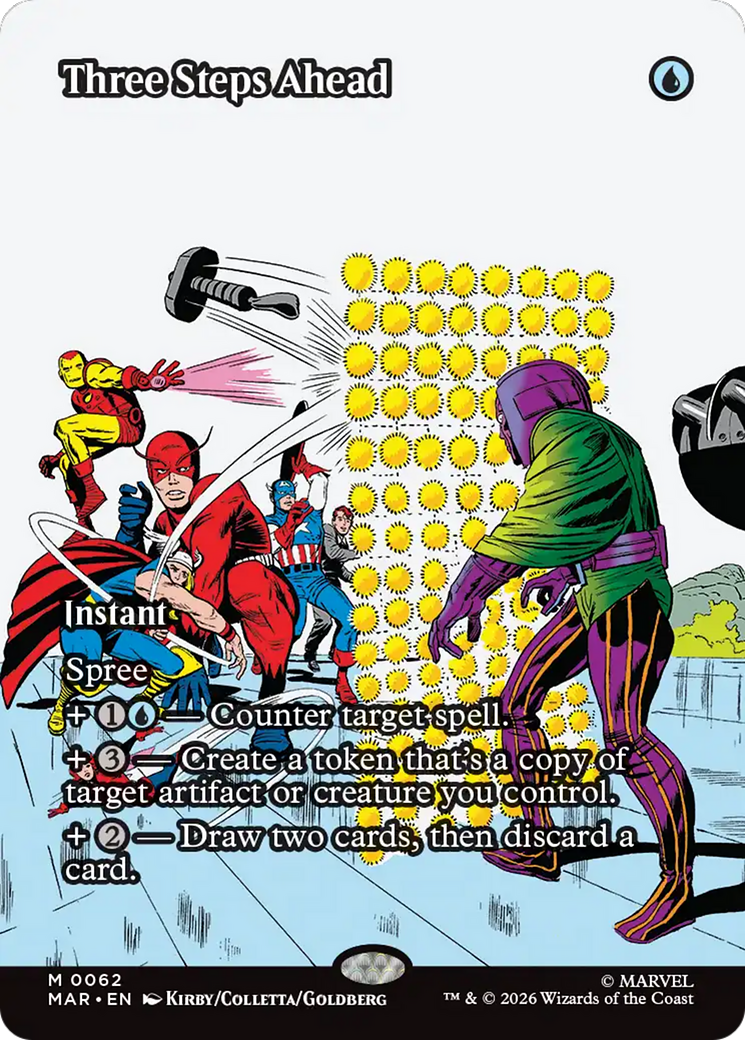 Three Steps Ahead (Borderless) [Marvel Universe: Eternal-Legal] | Total Play
