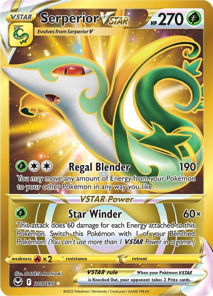 Serperior VSTAR (210/195) [Sword & Shield: Silver Tempest] | Total Play