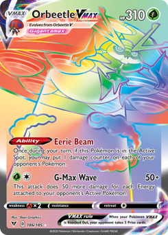 Orbeetle VMAX (186/185) [Sword & Shield: Vivid Voltage] | Total Play