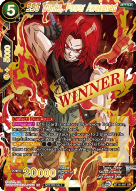 SSG Trunks, Power Awakened (Event Pack 10) (BT16-107) [Tournament Promotion Cards] | Total Play