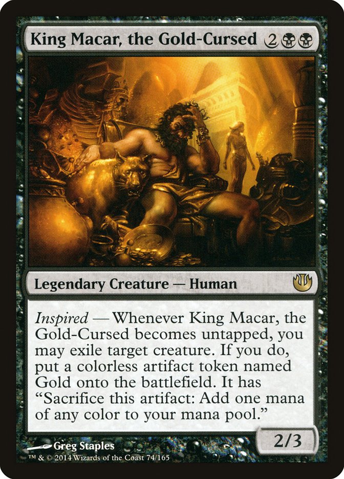 King Macar, the Gold-Cursed [Journey into Nyx] | Total Play