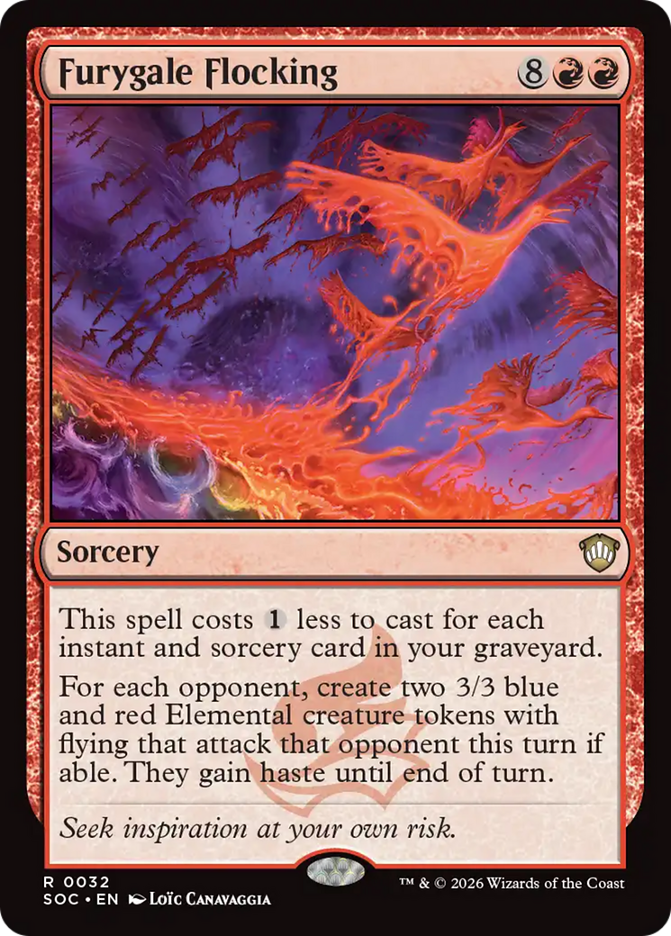 Furygale Flocking [Secrets of Strixhaven Commander] | Total Play