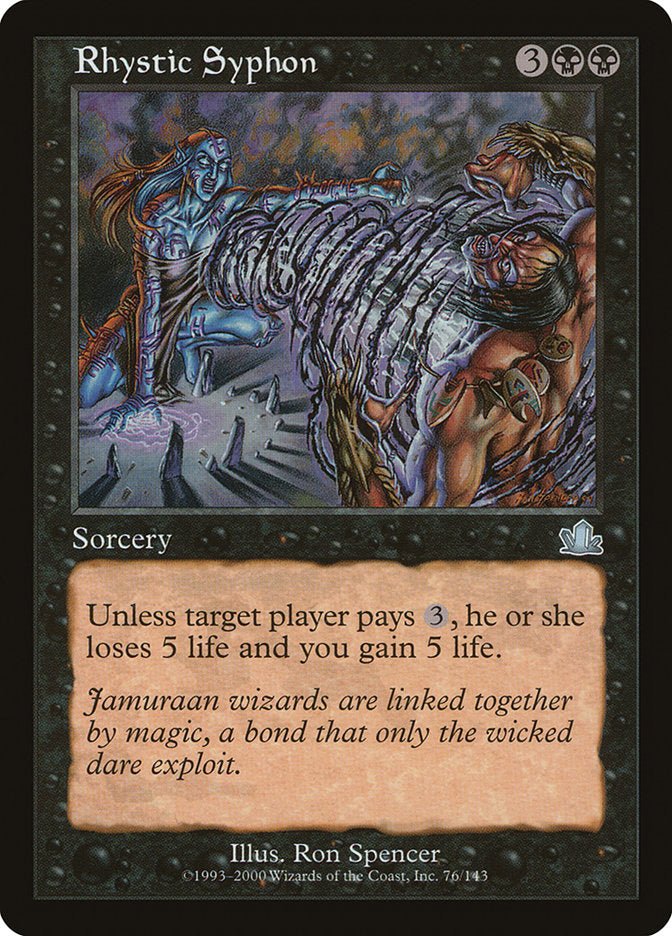 Rhystic Syphon [Prophecy] | Total Play