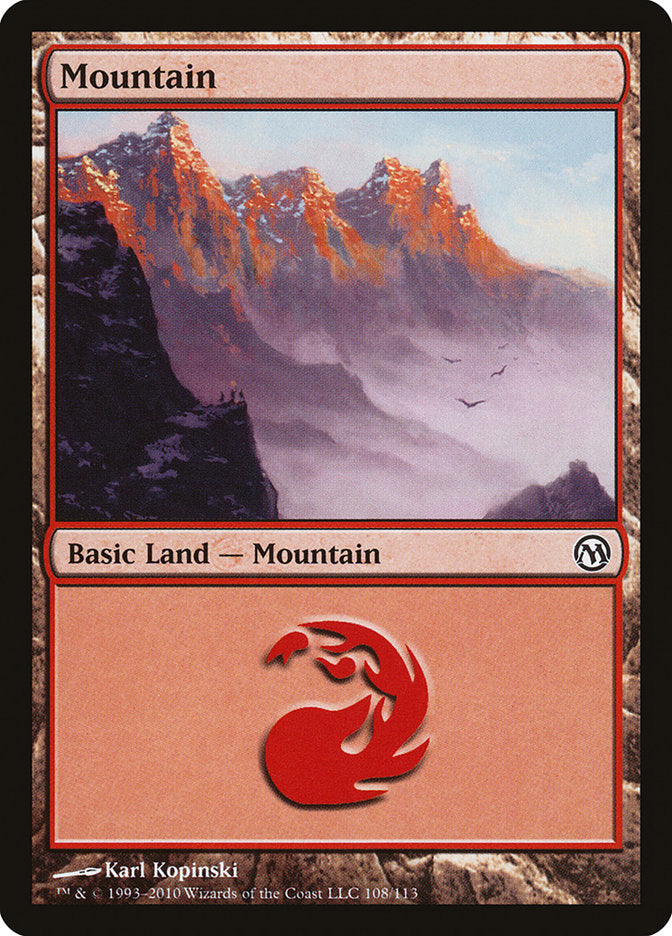 Mountain (108) [Duels of the Planeswalkers] | Total Play