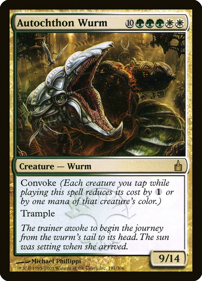 Autochthon Wurm [Ravnica: City of Guilds] | Total Play