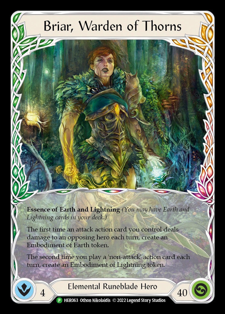 Briar, Warden of Thorns [HER063] (Promo)  Cold Foil | Total Play