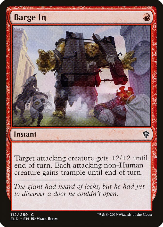 Barge In [Throne of Eldraine] | Total Play